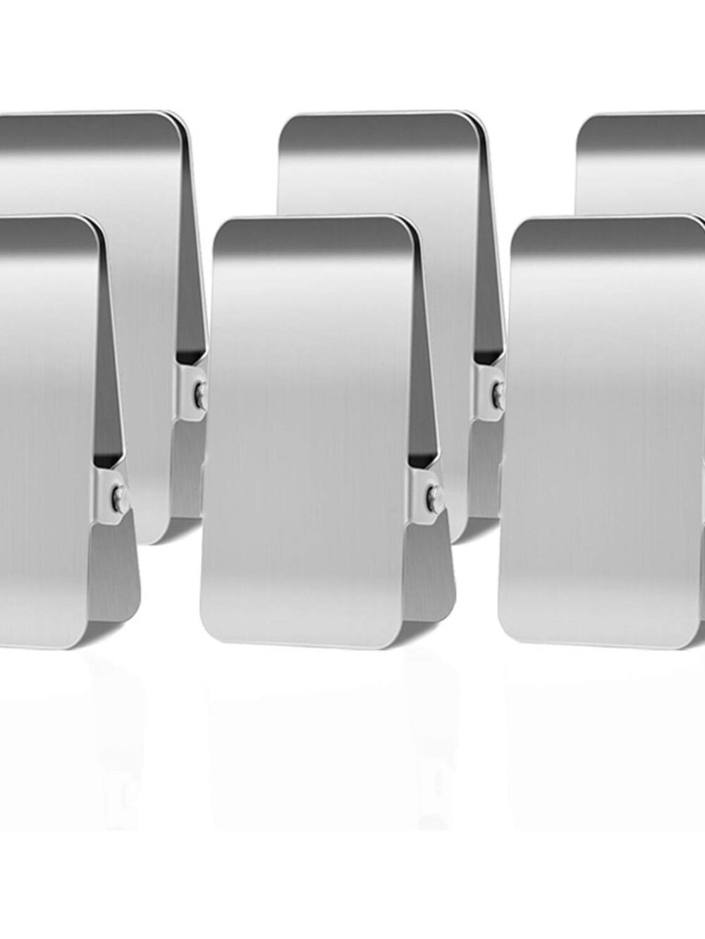 Chip Bag Clips,3" Long Chip Clip,Silver,6-Pack